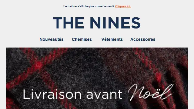 Newsletter de The nines : Livraison express enclenchée 🎁