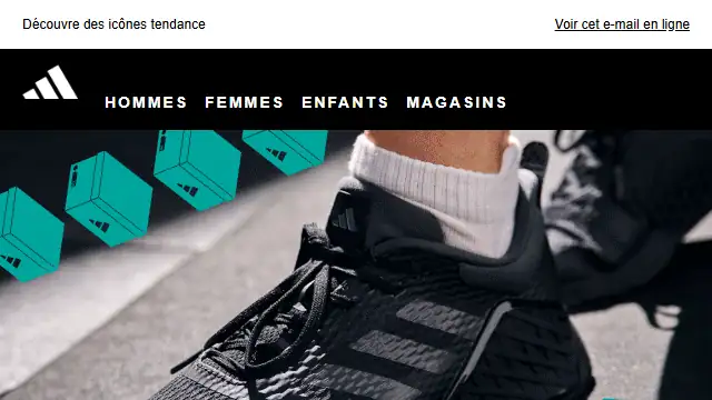 Newsletter de Adidas : Unbox 2024