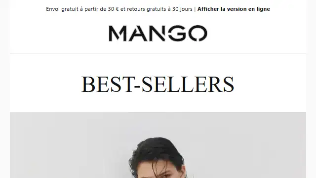 Newsletter de Mango : Les grands succès de l’été 🏆