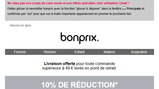 Newsletter de Bon prix : C&rsquo;est la rentrée + 10% de réduction pour vous 🌞