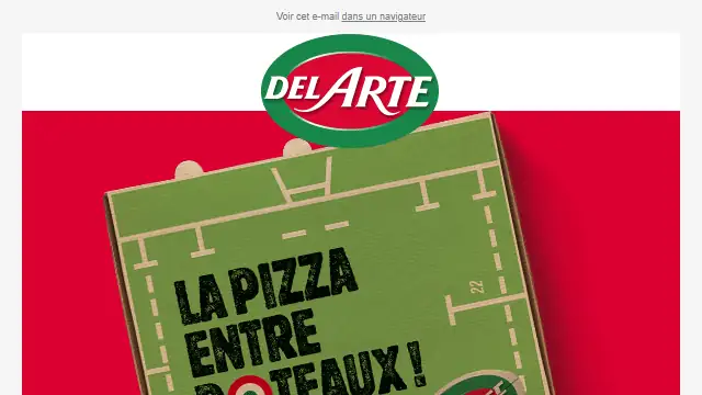 Newsletter de Pizza Del Arte : Soirée 🍕🏉 : 1.50€ la 3è pizza !