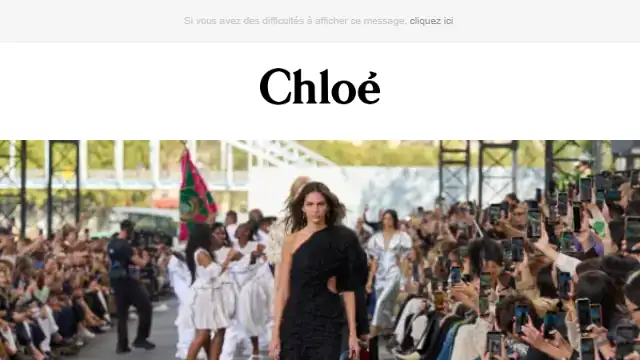 Newsletter de Chloé : Revivez le dernier défilé Chloé
