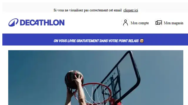 Newsletter de Decathlon : La gamme BOX : plus simple, plus mobile, plus basket