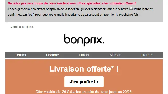 Newsletter de Bon prix : Livraison offerte | Viser le soleil 🌞