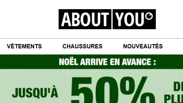 Newsletter de About you : Robes & jupes pour les fêtes