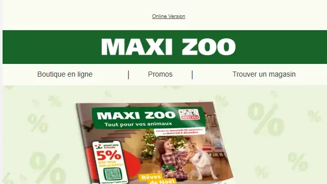 Newsletter de MaxiZoo : 🎄 À ne pas rater : nos offres du mois de décembre
