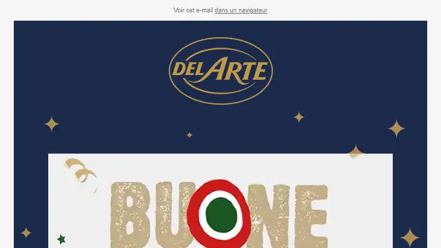 Newsletter de Pizza Del Arte : Joyeuses fêtes 🎄✨