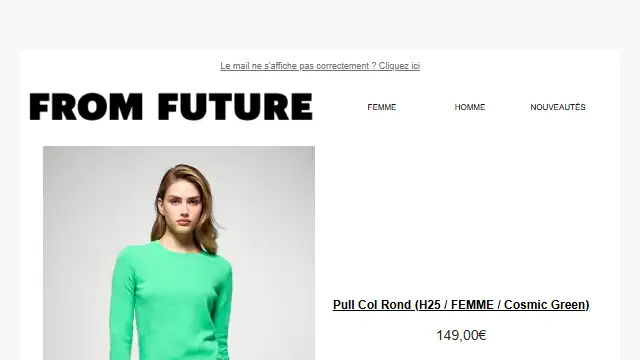 Newsletter de From future : Vous y pensez toujours ? 🌐