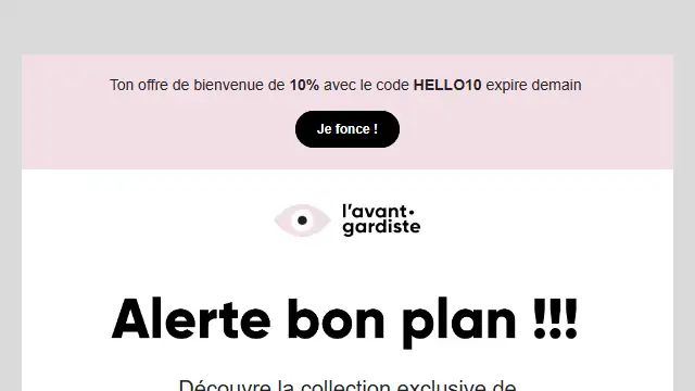 Newsletter de L'avant gardiste : LA collection unique à découvrir 👉