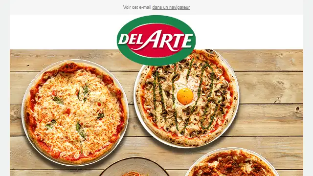 Newsletter de Pizza Del Arte : Nos recettes à prix d&rsquo;ami 😋