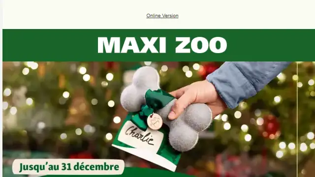 Newsletter de MaxiZoo : 🐾🎁 Offrez un peu de joie aux animaux dans le besoin