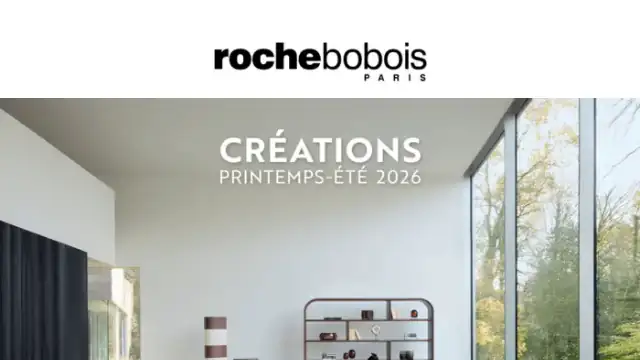 Newsletter de Roche Bobois : Créations Printemps-Été Roche Bobois