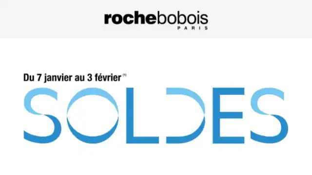 Newsletter de Roche Bobois : Les Soldes d&rsquo;hiver, c’est dès maintenant !
