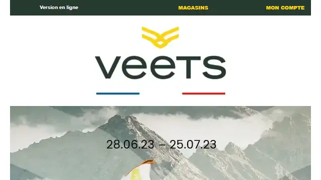 Newsletter de Veets : 🔥J-3 avant la fin de soldes ! Profitez des réductions pour vous équiper pour la rentrée ! 🔥