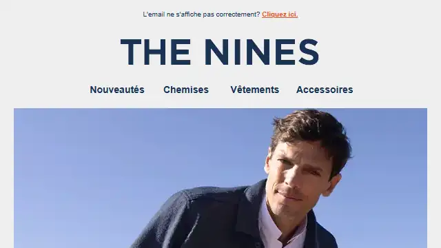Newsletter de The nines : -30% sur nos bestsellers de l&rsquo;hiver