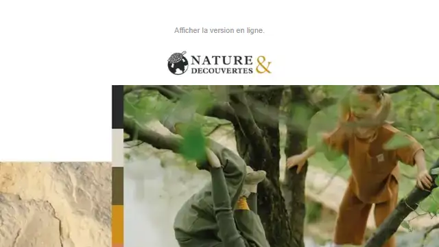 Newsletter de Nature & Découvertes : En avant les petits explorateurs !