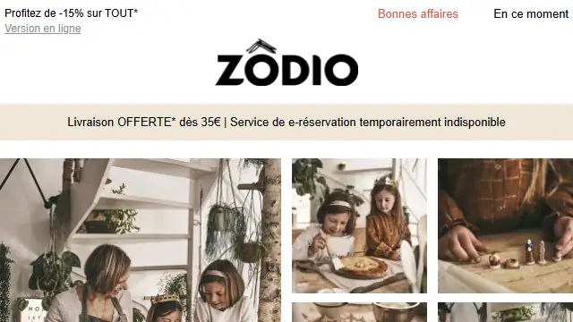 Newsletter de Zodio : -user-, devenez l&rsquo;as de la galette ! 👑