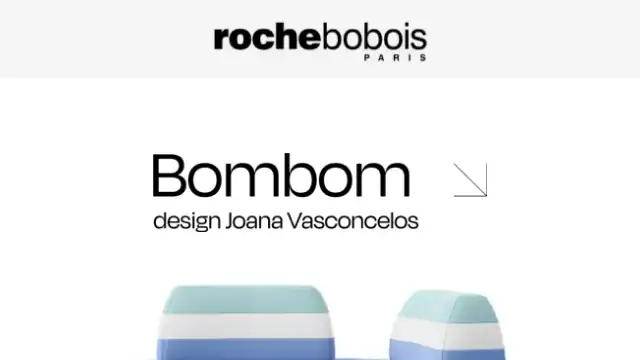Newsletter de Roche Bobois : Bombom design Joana Vasconcelos