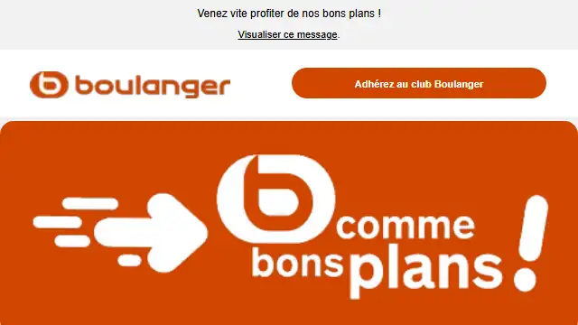 Newsletter de Boulanger : C&rsquo;est la fin !