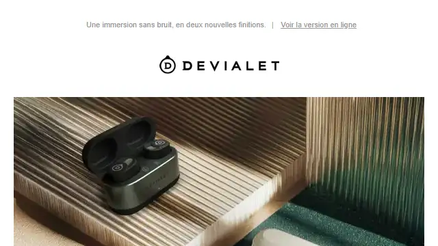 Newsletter de Devialet : Donnez le ton. Devialet Gemini II : le son en couleurs.