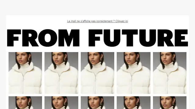 Newsletter de From future : La pièce maîtresse de la saison