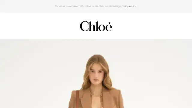 Newsletter de Chloé : Le costume parfait