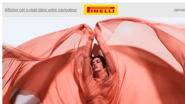 Newsletter de Pirelli : Une nouvelle année commence : THE CAL™ est arrivé !