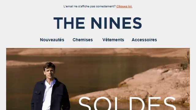 Newsletter de The nines : Les soldes, les vrais 💙