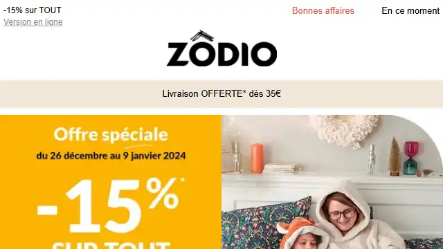 Newsletter de Zodio : Profitez d&rsquo;un instant cocooning avec notre sélection toute douce ☁️