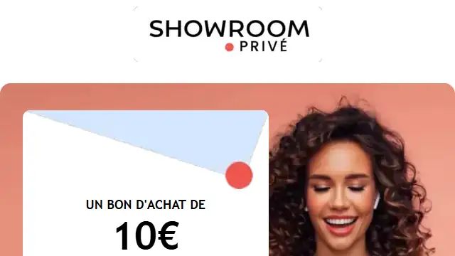 Newsletter de Showroom privé : L’app shopping du moment: et action !