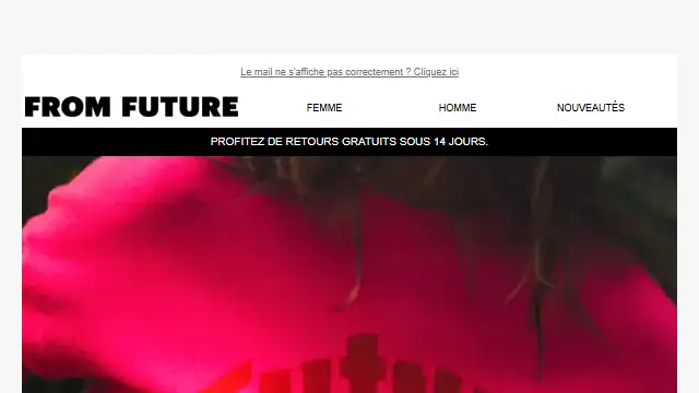 Newsletter de From future : FUTURE DAYS : Jusqu&rsquo;à -40% !