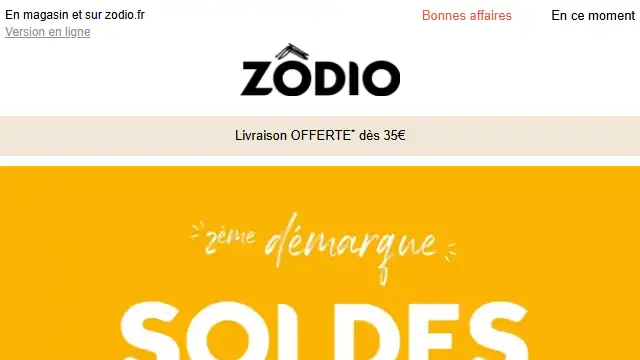 Newsletter de Zodio : 🚩 SOLDES : jusqu&rsquo;à -60% pour cuisiner, créer et décorer votre intérieur !
