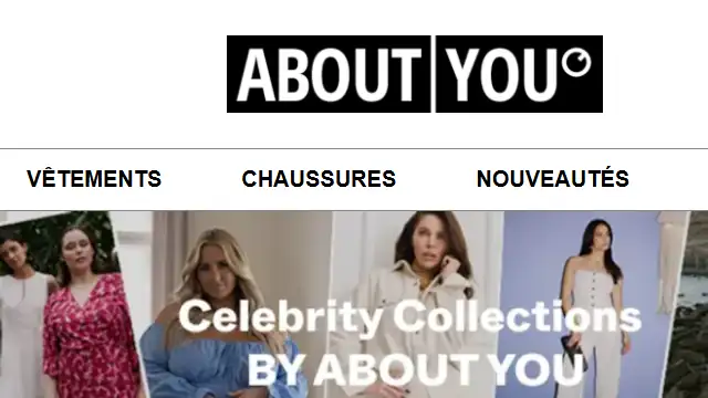 Newsletter de About you : Vous ne trouverez ces marques nulle part ailleurs !