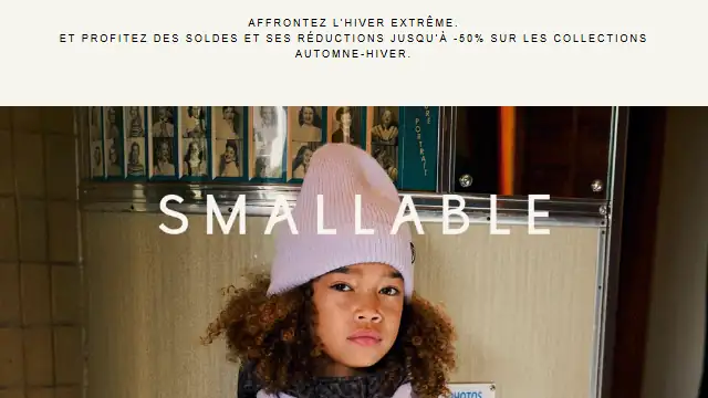 Newsletter de Smallable : Grand Froid