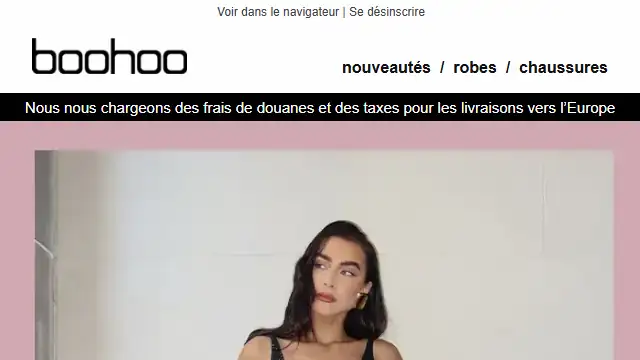 Newsletter de Boohoo : Tenues pour grandes occasions dès 24€ ✨