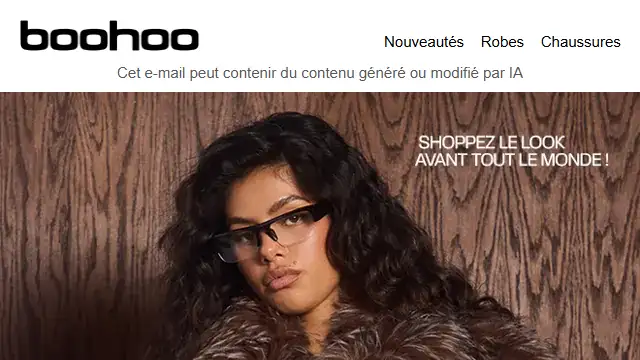 Newsletter de Boohoo : Tendance du moment 🚨