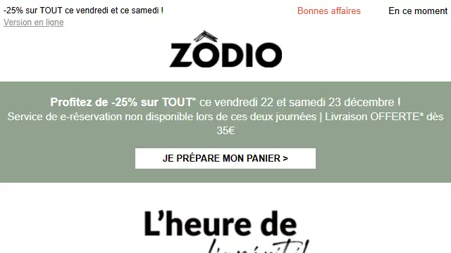 Newsletter de Zodio : Nos essentiels pour un apéritif festif réussi ✨