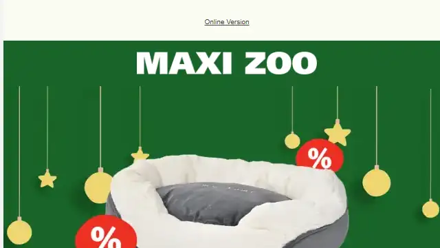 Newsletter de MaxiZoo : Le cadeau parfait pour votre animal se trouve dans l’appli 🎁