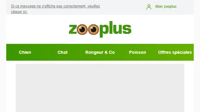 Newsletter de Zooplus : Super promos : jusqu&rsquo;à – 25 % ! ❄️