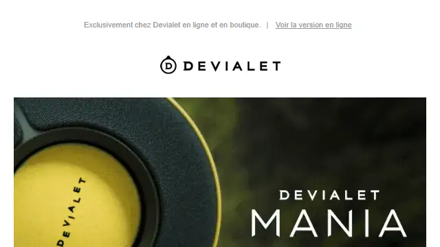 Newsletter de Devialet : Devialet Mania Moss Green Exclusive Edition : l&rsquo;appel de la forêt.
