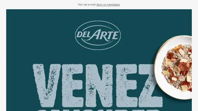 Newsletter de Pizza Del Arte : L&rsquo;hiver est là, notre carte aussi ❄️