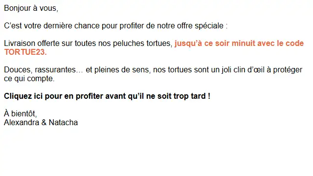Newsletter de La pelucherie : [Journée de la Tortue] Dernières heures pour profiter de la livraison offerte