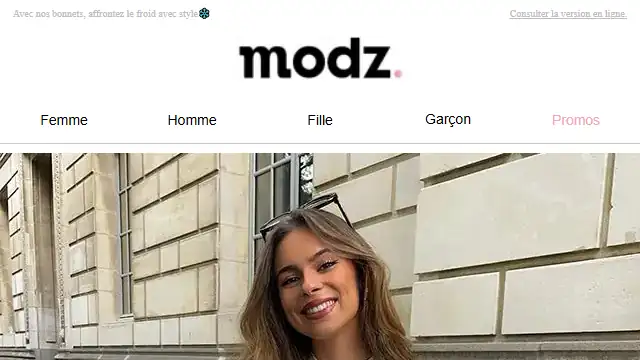 Newsletter de Modz : Découvrez le premier vide-dressing de @‌jodielapetitefrenchie !✨